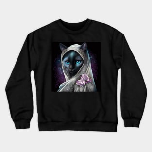 Mystic Siamese Cat Crewneck Sweatshirt